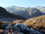 Glaramara and Great Gable on skyline.