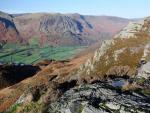 From Great Crag looking north down Borrowdale.