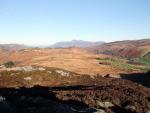 From Great Crag .Brund Fell and King's How in the distance.