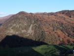 King's How across the valley,with Brund Fell on the right.