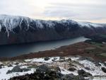Looking over Wastwater to Illgill Head,Whin Rigg and the screes.