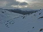 Greendale Tarn below from the beginning of the climb to Seatallan.