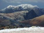 The High Stile group beyond Honister crag and the slate mines.