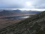 The descent from Whin Rigg with Burnmoor Tarn below.