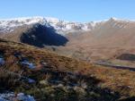 Rough Crag's shadow stretching into Riggindale. Kidsty Pike on right horizon.
