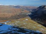 Looking back down the north ridge of Hartsop Dodd.
