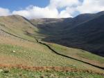 Looking towards the head of the valley and Fairfield.