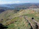 Looking down the ridge towards Low Pike. From High Pike.