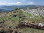 Looking down the ridge towards Lowe Pike.