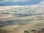 Below I can make out the route through the abandoned quarry workings on Torver High Common.