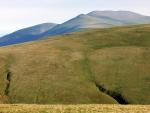 Close up of Skiddaw in the distance.