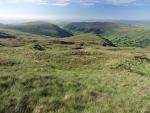 Looking south to Grey Crag with Bannisdale Fell beyond and Longsleddale on the right.