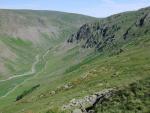 Looking up Longsleddale from Great Howe.