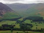 Zoom to Mosedale Beck and the valley leading up to Floutern Pass.
