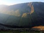 .......Just to catch the sun outlining the ridge across the valley.
