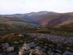 From Carrock Fell. The Caldew Valley and the back of Skiddaw.