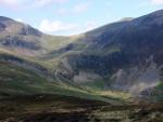 Force Crag mine from the climb up to Outerside .