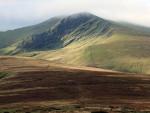 Foule Crag on Blencathra from Bowscale Fell.