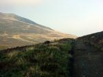 Heading back down the valley on the Cumbria Way.
