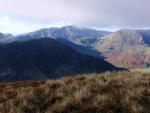 Fleetwith Pike in shadow. Pillar on the skyline.