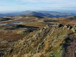 From the first Crinkle looking over Harter Fell to Black Combe on the horizon.