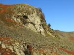 Crags below Castle Crag.