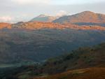 Close up. Scafell in the distance & Harter Fell on the right.