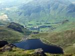 Stickle Tarn from the top.