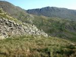 Looking across Ruthwaite Cove to the Nethermost Pike ridge and beyond to Striding Edge.