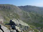 Catstycam poking up behind Striding Edge.