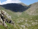 Helvellyn above Nethermost Cove.