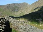 Helvellyn above Nethermost Cove.