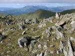 Great Rigg . Coniston Fells in the distance.