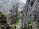 Looking back to the top of the first section of Lords Rake.
