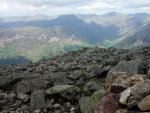 Mosedale from Scafell.