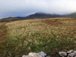 The beginnings of Striding Edge under cloud from Birkhouse Moor.