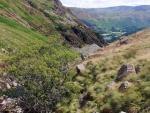 Descent alongside the ravine of Swart Beck to Glenridding.