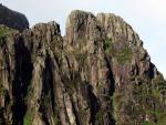  Close up of Pillar Rock  with the lesser rock tooth of Pigah on the left.