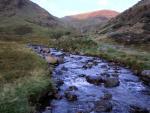 Crossing the beck above Mardale Head.