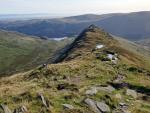 Looking back down to Caspel Gate and Rough Crag.