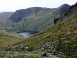 Kentmere Reservoir from Nan Bield Pass.