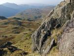 Looking back down the ridge from Low Gait Crags.