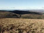 Looking West towards the Lake District mountains.