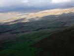 Looking towards Cross Fell. Little Dun Fell on the right.