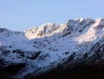 High Crag centre skyline. Nethermost Pike to the right.