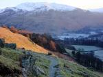Looking back down the track to Patterdale.