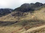 Cloud coming down over the Crinkles.
