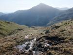 Looking back. Pike O Blisco  in the distance.