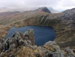 Rossett Pike peeking behind Angle Tarn.