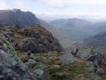 From Rossett Pike . Mickleden below.